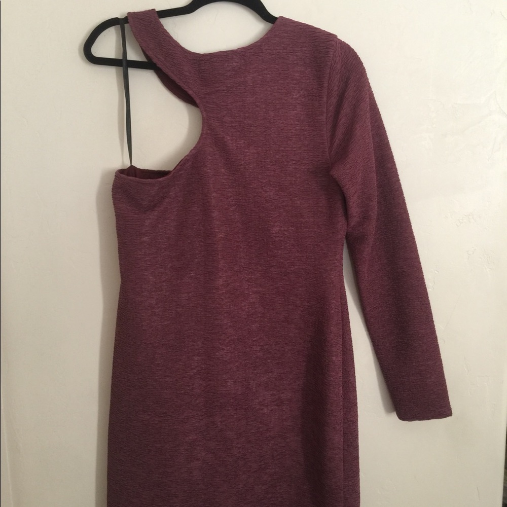 BCBGeneration SEXY CUTOUT, ONE SLEEVE DRESS, Sz L